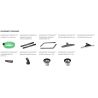 Aspirateur professionnel eau et poussière 72 L cuve plastique