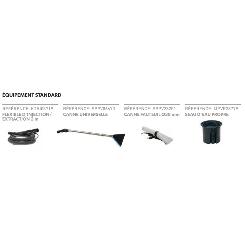 Injecteur-extracteur professionnel 35 L