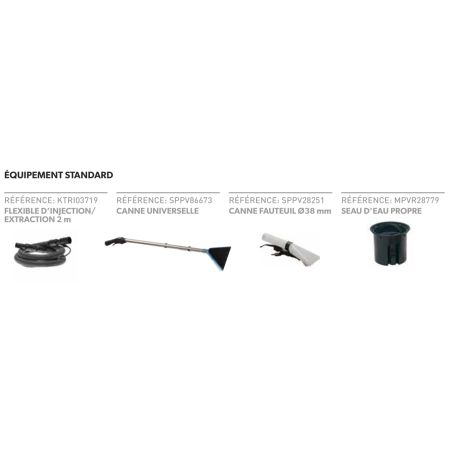 Injecteur-extracteur professionnel 35 L