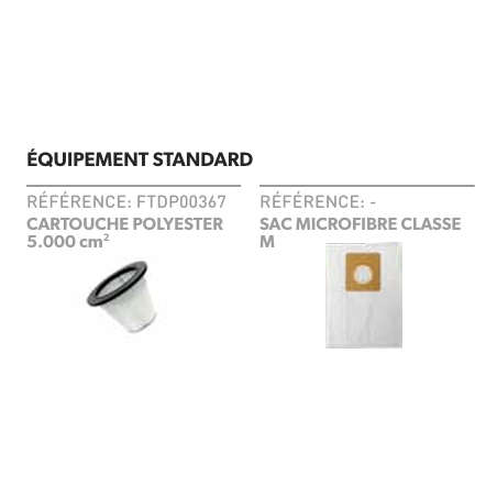 Aspirateur pour outils électroportatifs 37 L