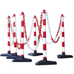 Kit potelets chaine pied carré