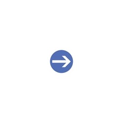 Panneau de signalisation Morion Direction