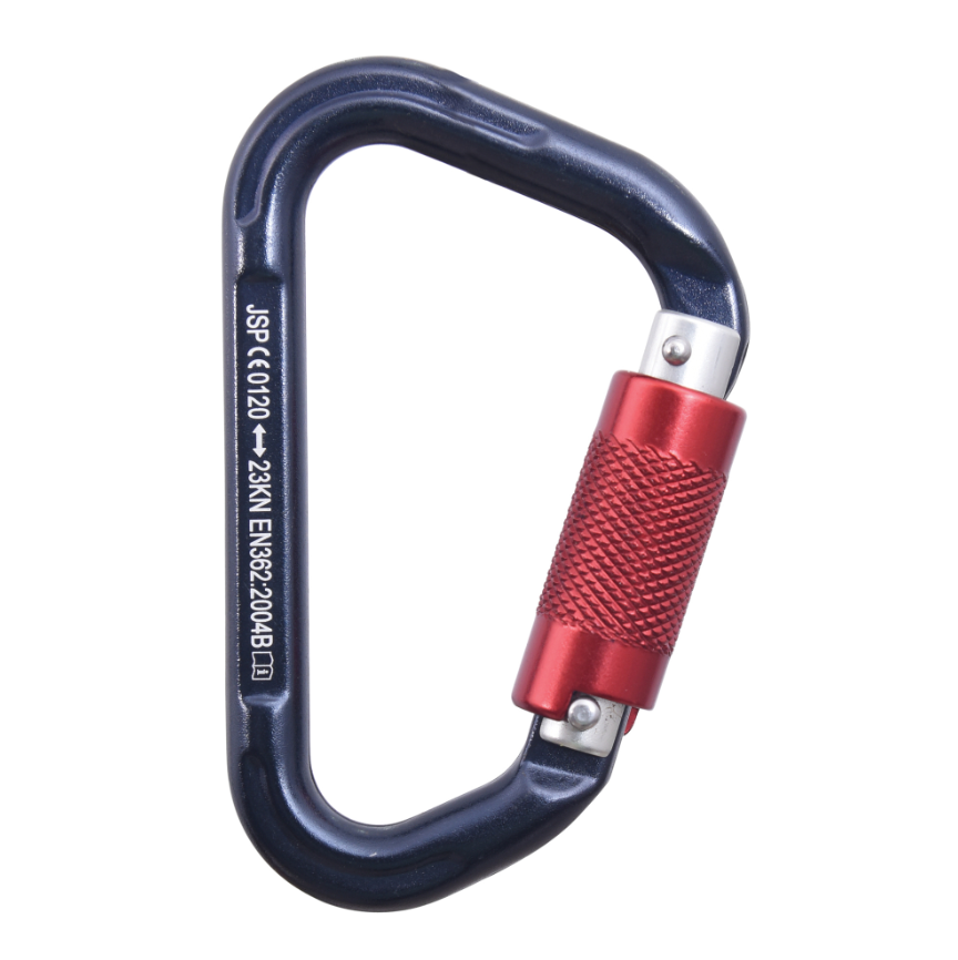 fp inox Mousqueton Aluminium Rouge 80mm (Lot de 4
